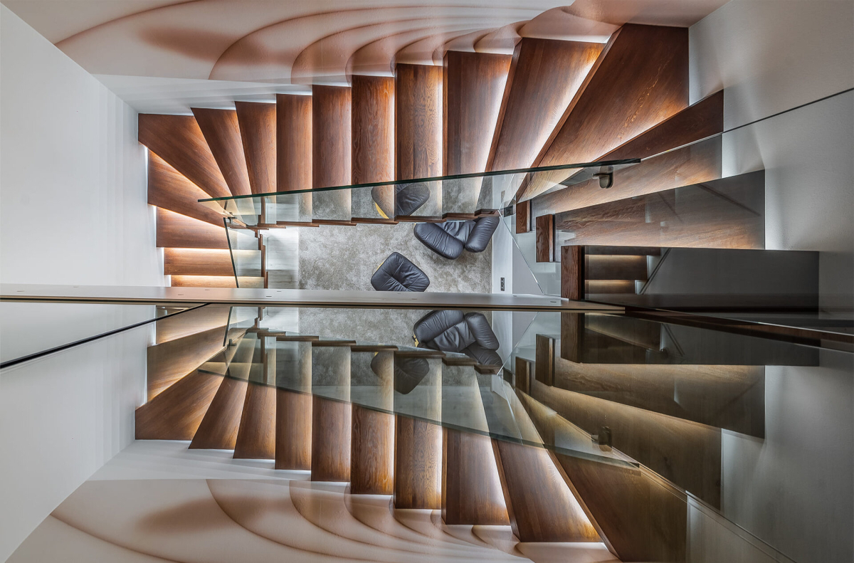 Konzolové schodiště model Prefa – RD Třebíč